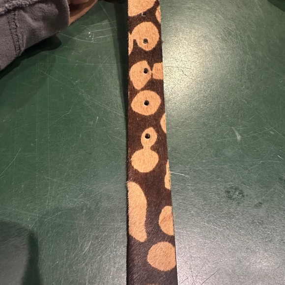 J. Crew Collection Cow Hide Leather Belt Tan Brown Genuine Leather Size Small - Picture 10 of 13